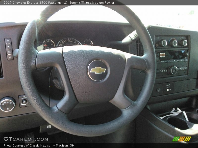 Summit White / Medium Pewter 2017 Chevrolet Express 2500 Passenger LS