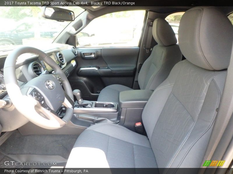 Black / TRD Black/Orange 2017 Toyota Tacoma TRD Sport Access Cab 4x4