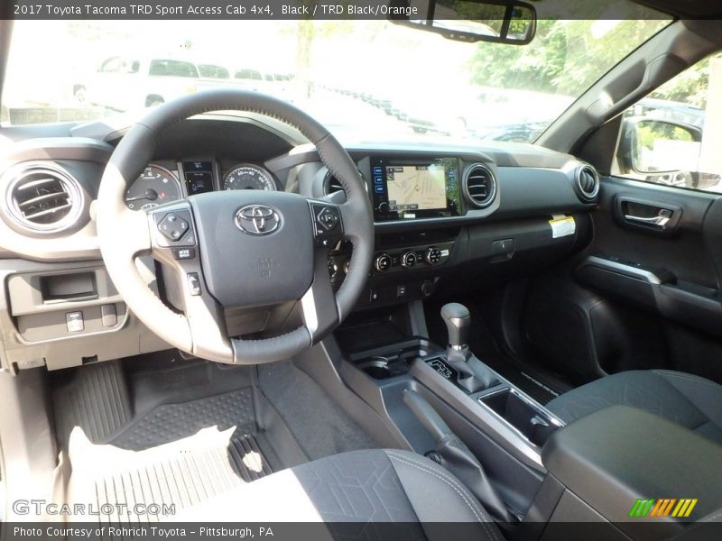 Black / TRD Black/Orange 2017 Toyota Tacoma TRD Sport Access Cab 4x4