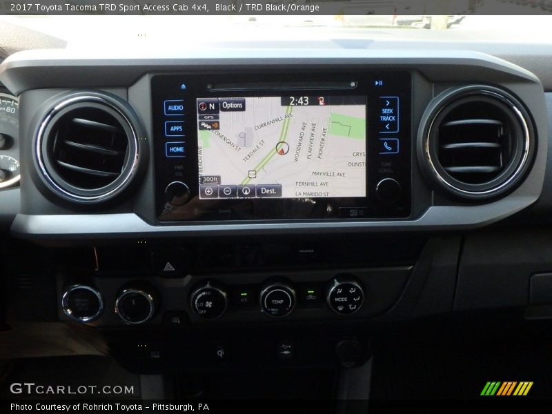 Black / TRD Black/Orange 2017 Toyota Tacoma TRD Sport Access Cab 4x4