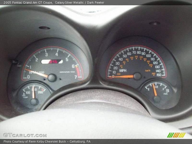 Galaxy Silver Metallic / Dark Pewter 2005 Pontiac Grand Am GT Coupe