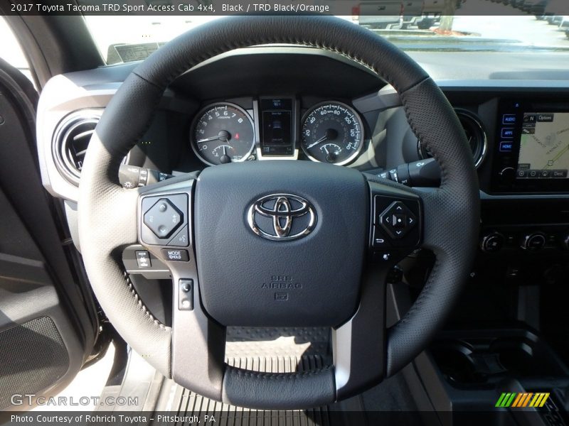 Black / TRD Black/Orange 2017 Toyota Tacoma TRD Sport Access Cab 4x4