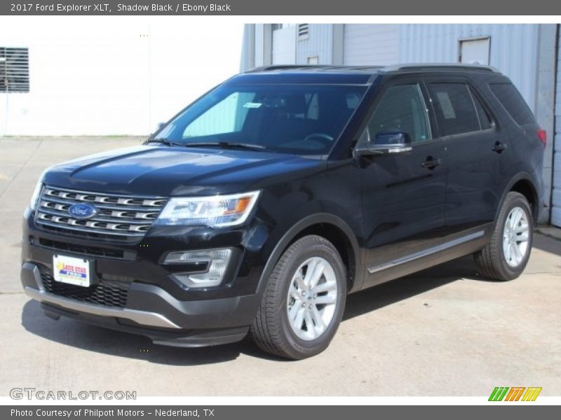 Shadow Black / Ebony Black 2017 Ford Explorer XLT