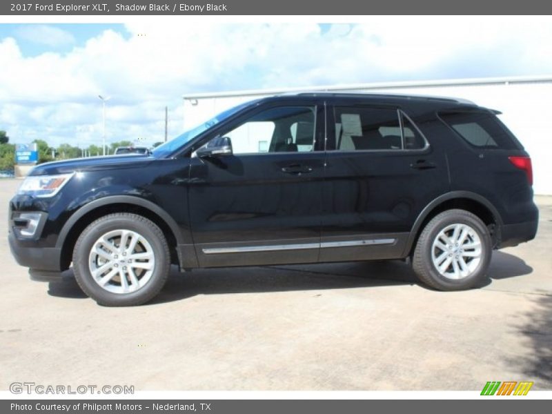 Shadow Black / Ebony Black 2017 Ford Explorer XLT