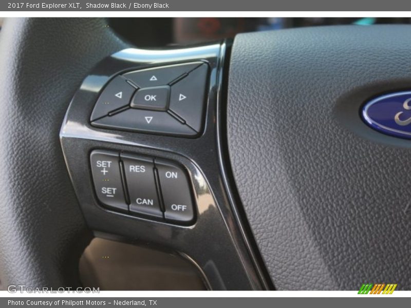 Shadow Black / Ebony Black 2017 Ford Explorer XLT