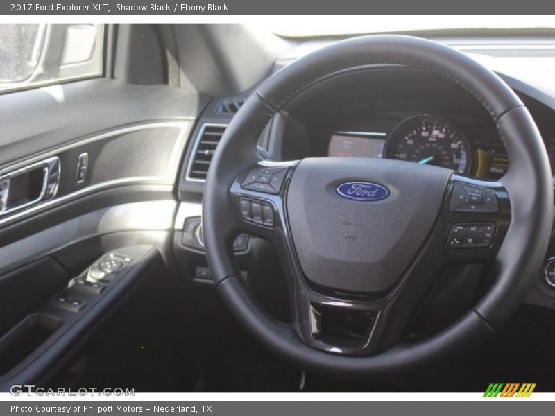Shadow Black / Ebony Black 2017 Ford Explorer XLT