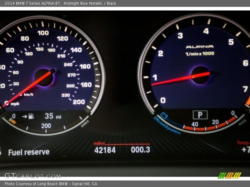 Midnight Blue Metallic / Black 2014 BMW 7 Series ALPINA B7