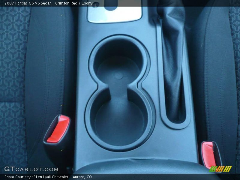 Crimson Red / Ebony 2007 Pontiac G6 V6 Sedan