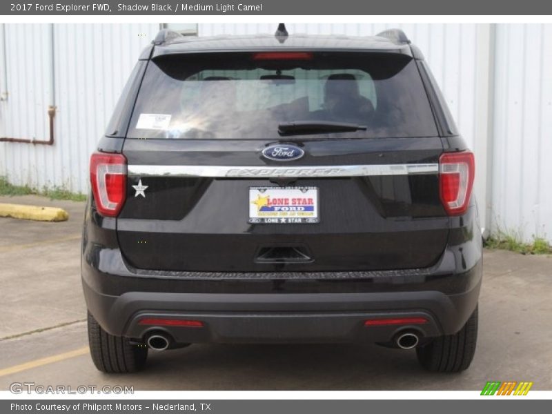 Shadow Black / Medium Light Camel 2017 Ford Explorer FWD