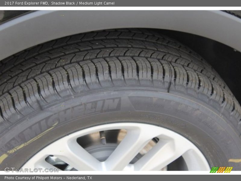 Shadow Black / Medium Light Camel 2017 Ford Explorer FWD