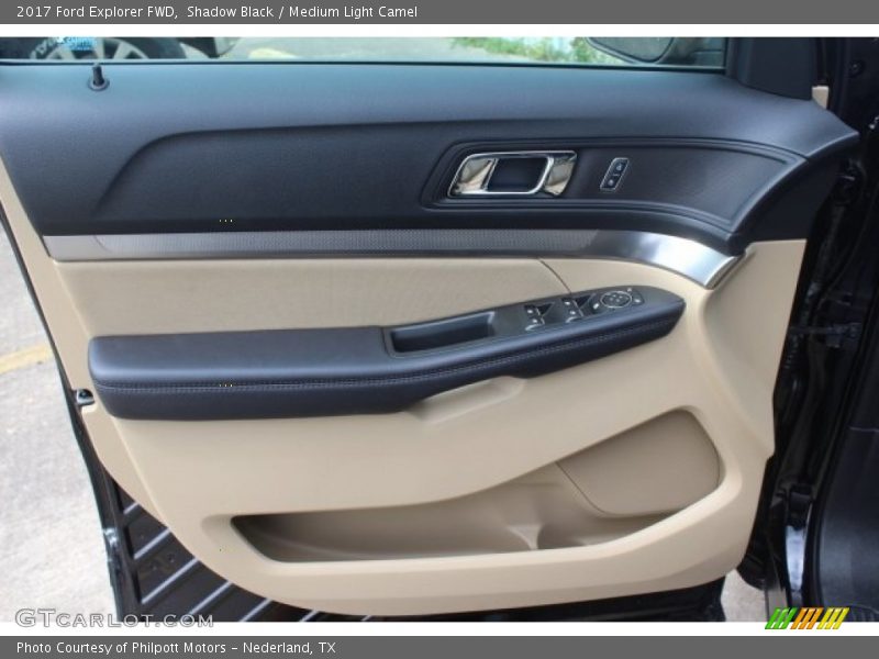 Shadow Black / Medium Light Camel 2017 Ford Explorer FWD