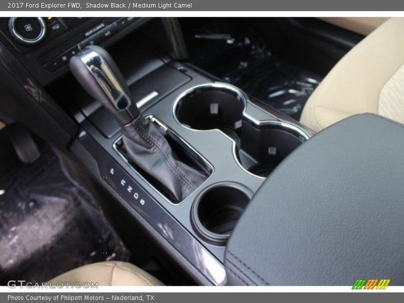 Shadow Black / Medium Light Camel 2017 Ford Explorer FWD