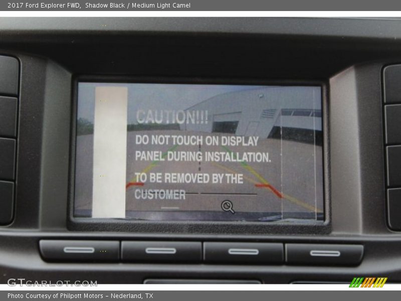 Shadow Black / Medium Light Camel 2017 Ford Explorer FWD