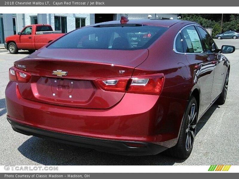 Cajun Red Tintcoat / Jet Black 2018 Chevrolet Malibu LT