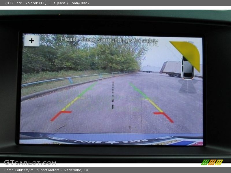 Blue Jeans / Ebony Black 2017 Ford Explorer XLT