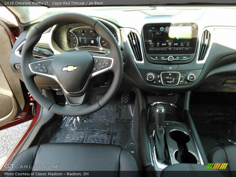 Cajun Red Tintcoat / Jet Black 2018 Chevrolet Malibu LT