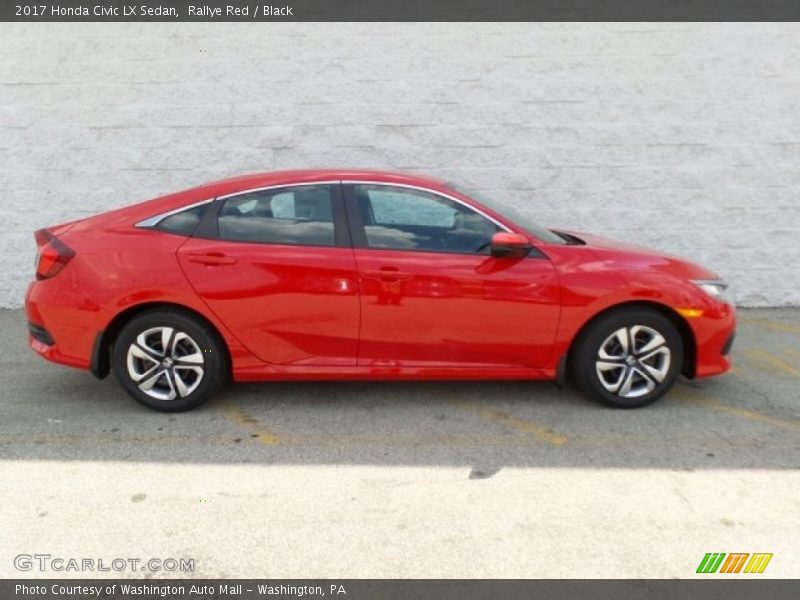 Rallye Red / Black 2017 Honda Civic LX Sedan