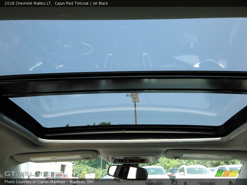 Cajun Red Tintcoat / Jet Black 2018 Chevrolet Malibu LT