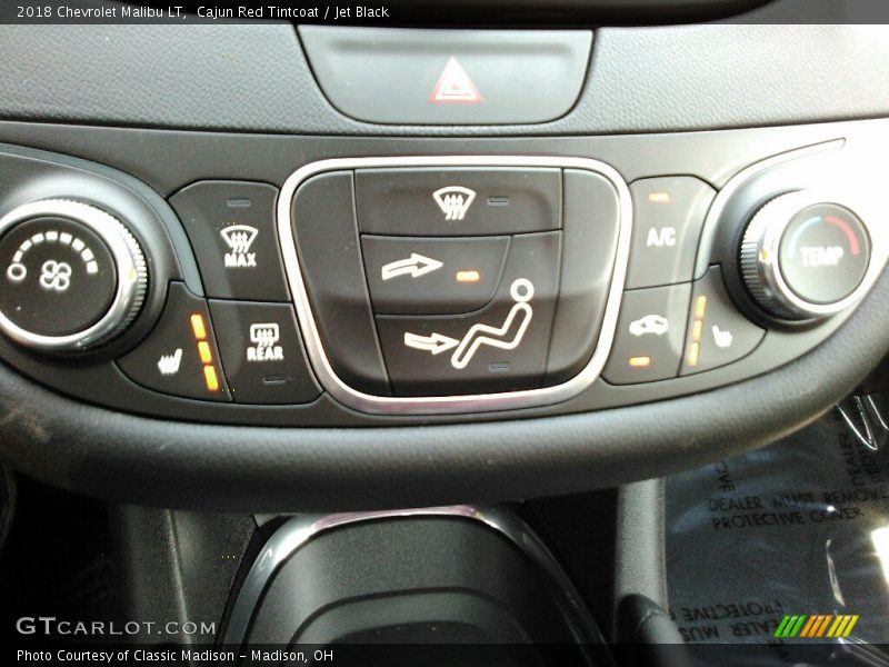 Cajun Red Tintcoat / Jet Black 2018 Chevrolet Malibu LT