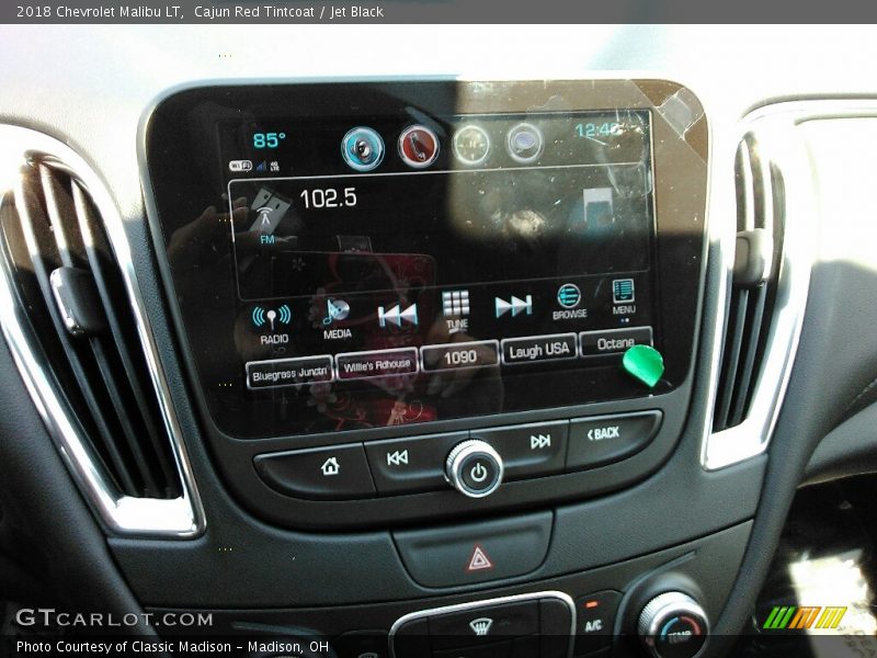 Cajun Red Tintcoat / Jet Black 2018 Chevrolet Malibu LT