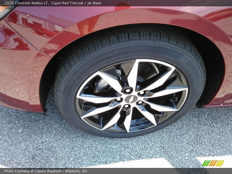 Cajun Red Tintcoat / Jet Black 2018 Chevrolet Malibu LT