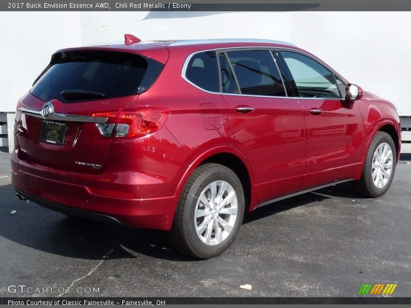 Chili Red Metallic / Ebony 2017 Buick Envision Essence AWD