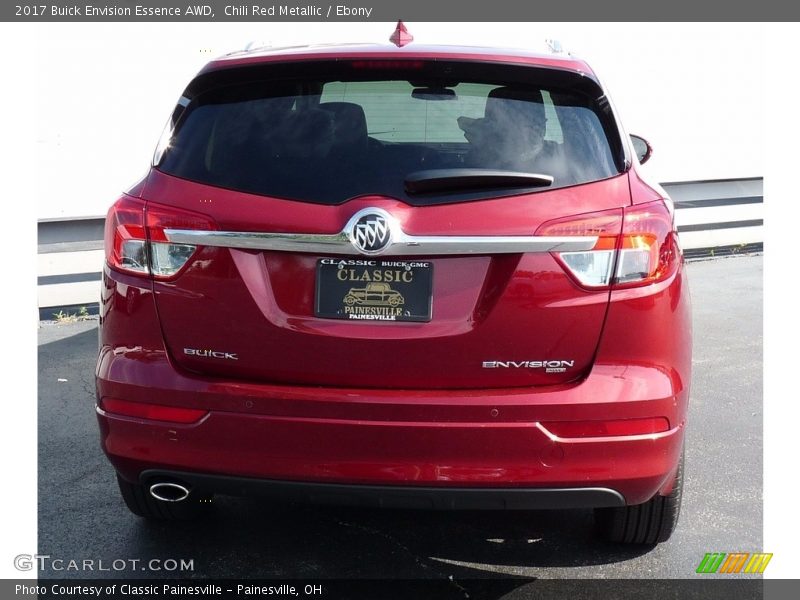 Chili Red Metallic / Ebony 2017 Buick Envision Essence AWD