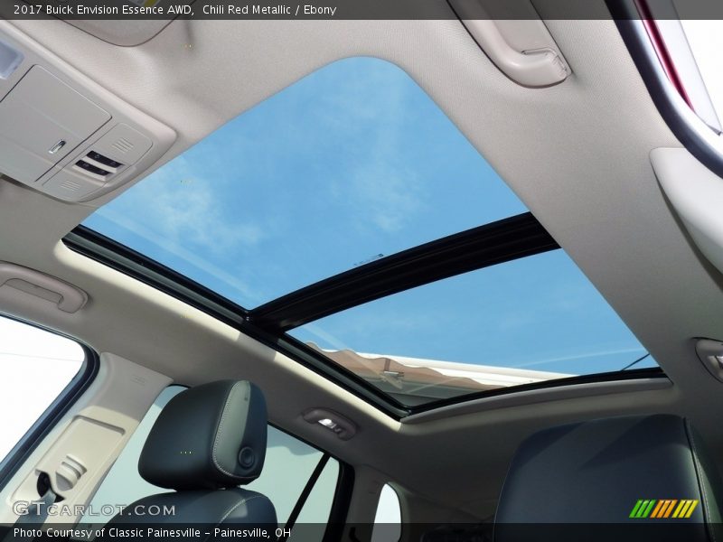 Chili Red Metallic / Ebony 2017 Buick Envision Essence AWD