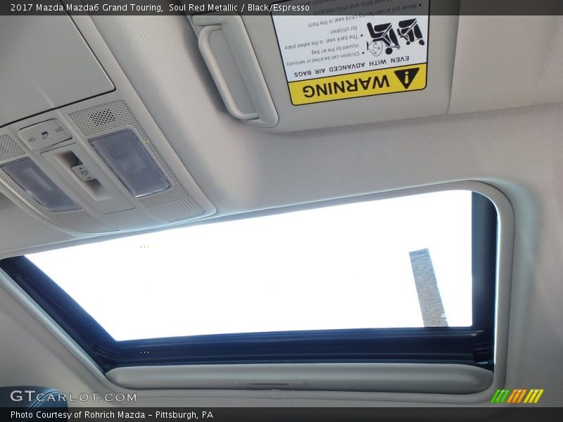 Soul Red Metallic / Black/Espresso 2017 Mazda Mazda6 Grand Touring