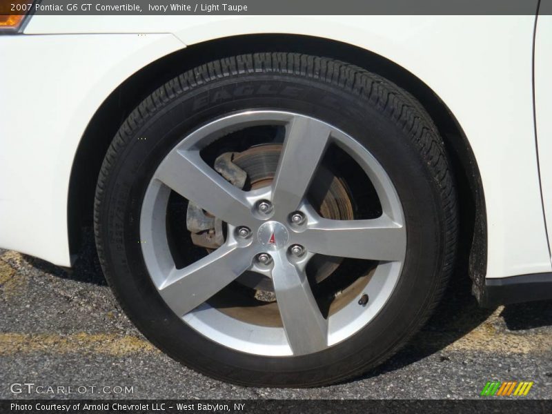 Ivory White / Light Taupe 2007 Pontiac G6 GT Convertible