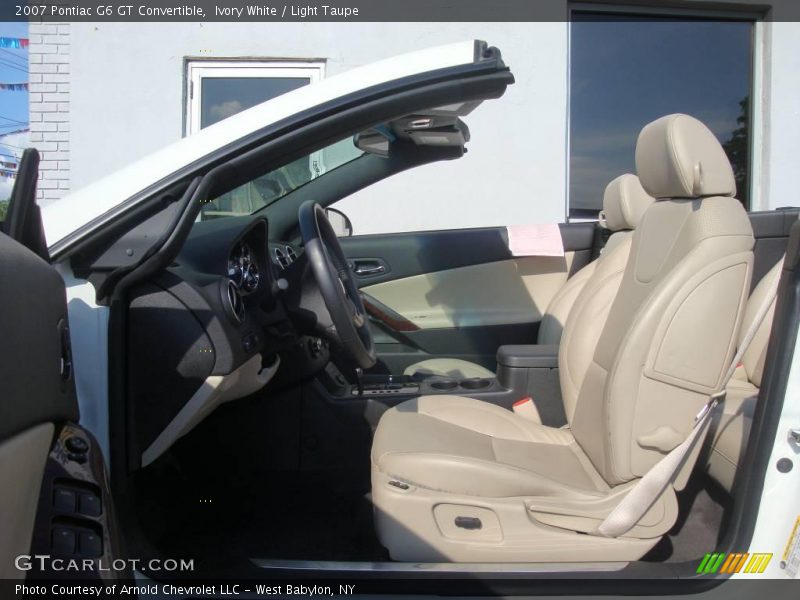 Ivory White / Light Taupe 2007 Pontiac G6 GT Convertible