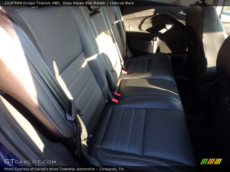 Deep Impact Blue Metallic / Charcoal Black 2016 Ford Escape Titanium 4WD