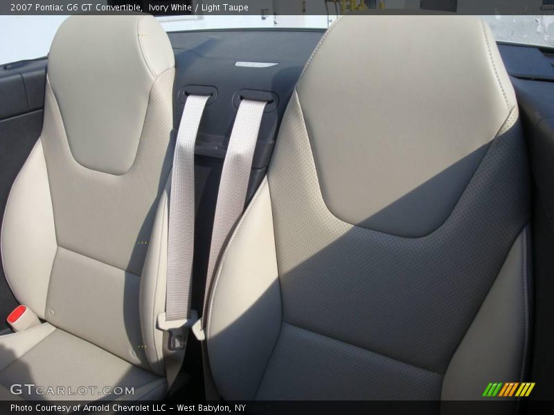 Ivory White / Light Taupe 2007 Pontiac G6 GT Convertible
