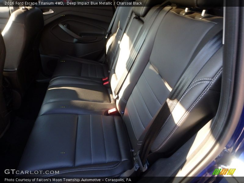 Deep Impact Blue Metallic / Charcoal Black 2016 Ford Escape Titanium 4WD