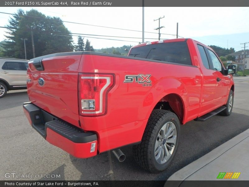 Race Red / Earth Gray 2017 Ford F150 XL SuperCab 4x4