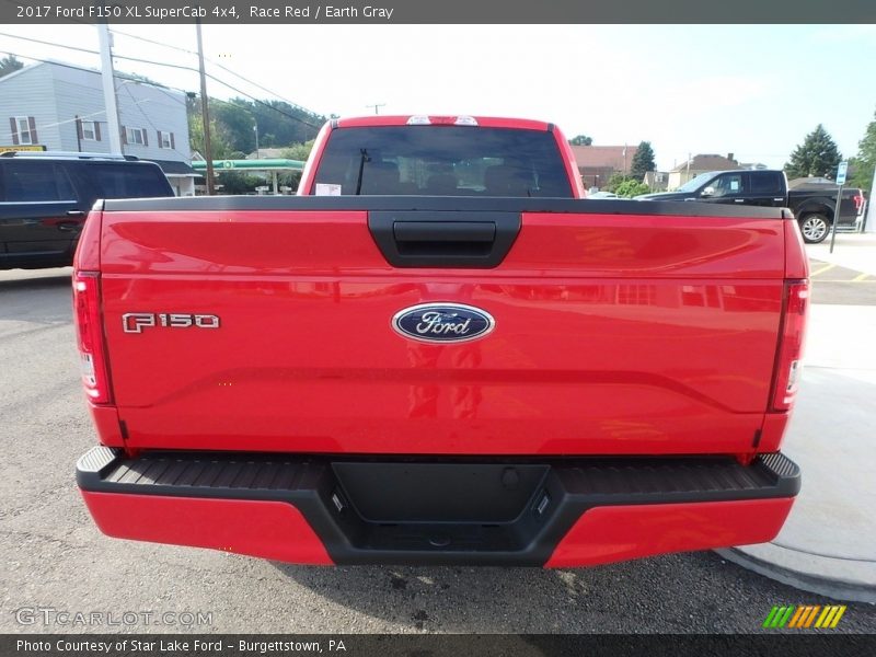 Race Red / Earth Gray 2017 Ford F150 XL SuperCab 4x4