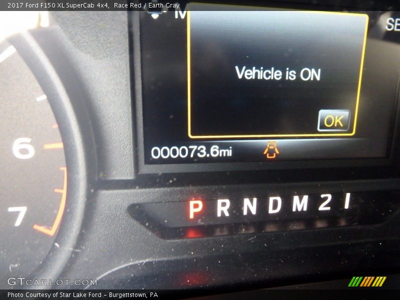 Race Red / Earth Gray 2017 Ford F150 XL SuperCab 4x4