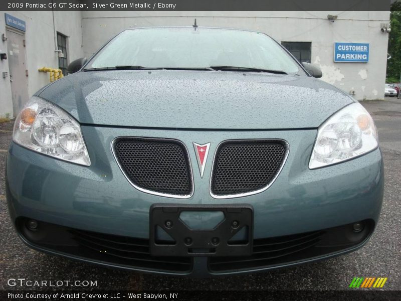 Silver Green Metallic / Ebony 2009 Pontiac G6 GT Sedan