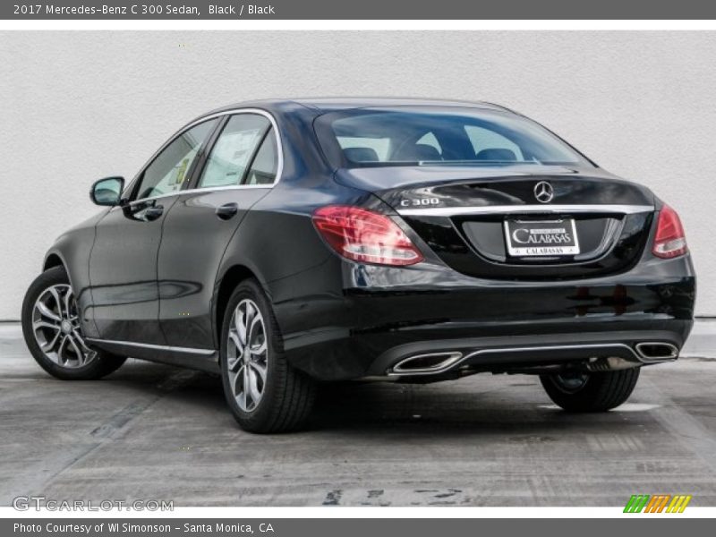 Black / Black 2017 Mercedes-Benz C 300 Sedan