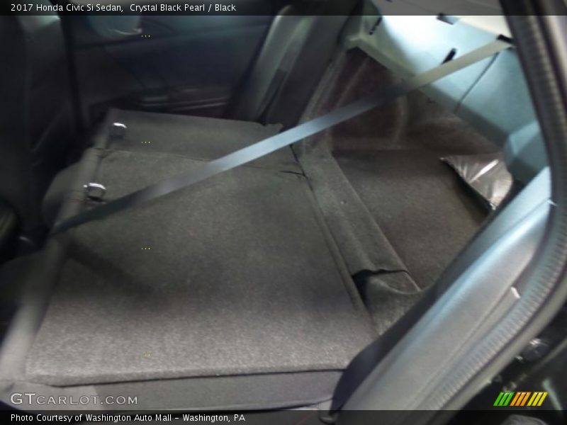 Crystal Black Pearl / Black 2017 Honda Civic Si Sedan