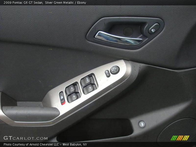 Silver Green Metallic / Ebony 2009 Pontiac G6 GT Sedan