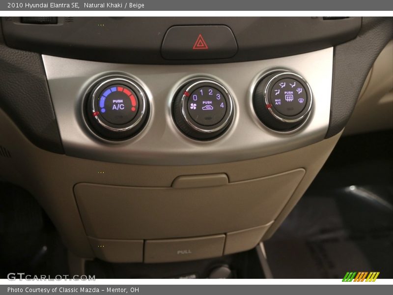 Natural Khaki / Beige 2010 Hyundai Elantra SE