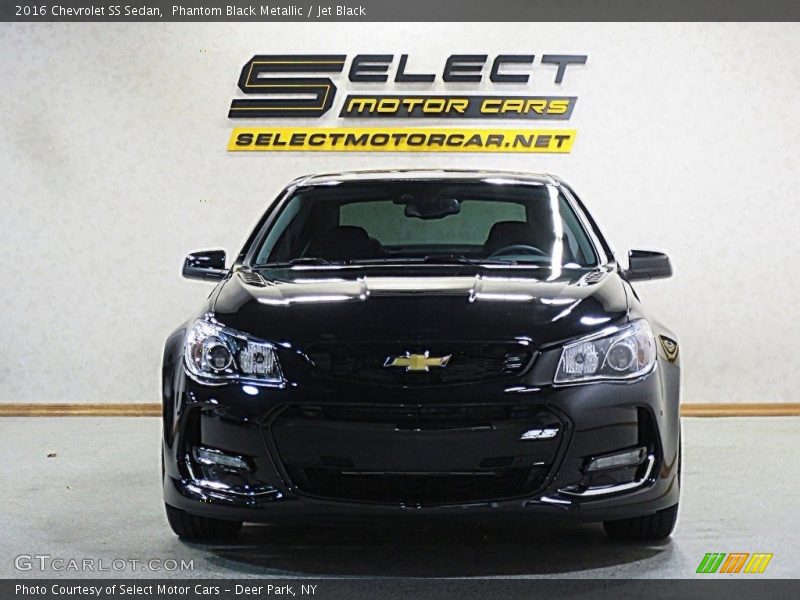 Phantom Black Metallic / Jet Black 2016 Chevrolet SS Sedan