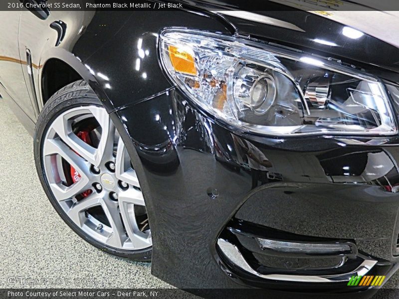 Phantom Black Metallic / Jet Black 2016 Chevrolet SS Sedan