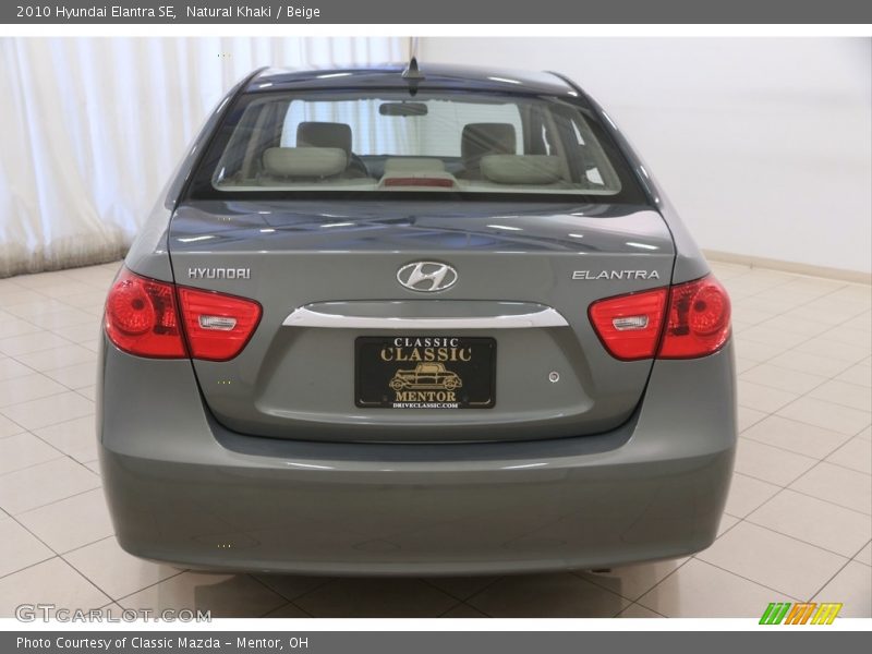 Natural Khaki / Beige 2010 Hyundai Elantra SE