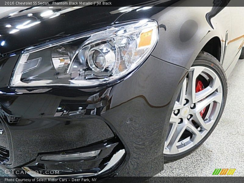 Phantom Black Metallic / Jet Black 2016 Chevrolet SS Sedan