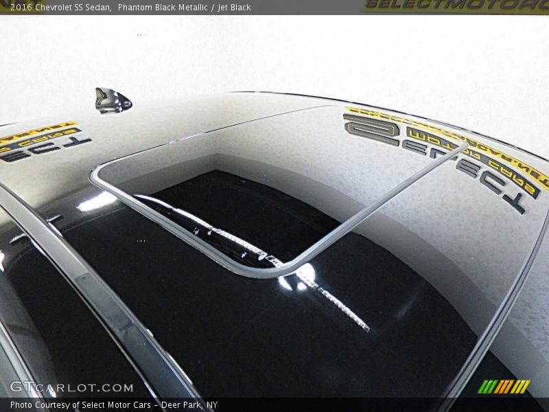 Phantom Black Metallic / Jet Black 2016 Chevrolet SS Sedan