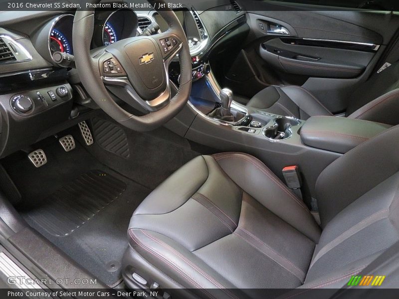 Phantom Black Metallic / Jet Black 2016 Chevrolet SS Sedan