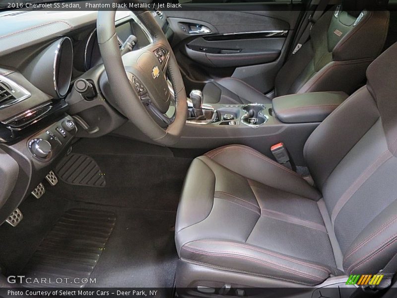 Phantom Black Metallic / Jet Black 2016 Chevrolet SS Sedan