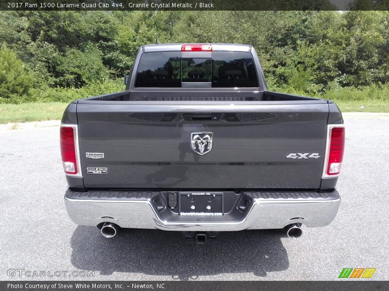 Granite Crystal Metallic / Black 2017 Ram 1500 Laramie Quad Cab 4x4